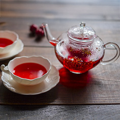 ビタミンＣ豊富なハイビスカスティーで風邪や肌荒れ予防